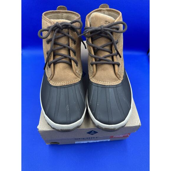 Sperry Breakwater Duck Boots Tan Brown Size 7.5 M Waterproof Memory Foam Comfort - Picture 1 of 14